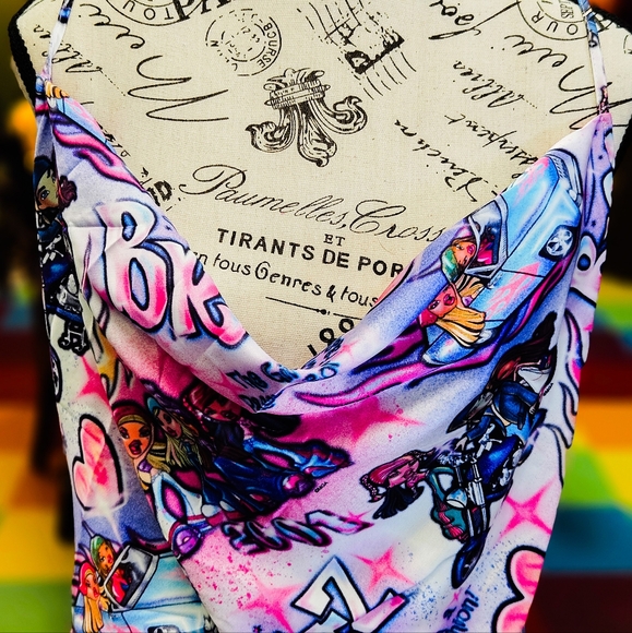 NWT Dolls Kill x BratzHot N' Unbothered Mini Dress Size M - Picture 8 of 9